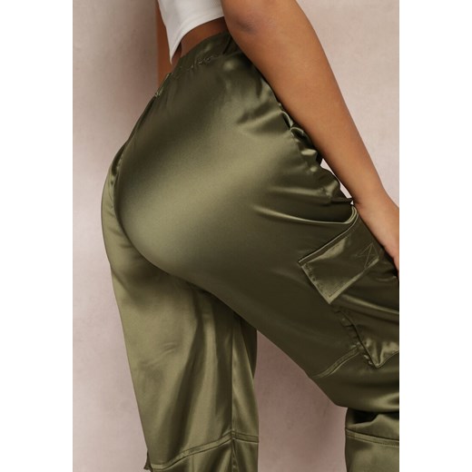 Spodnie damskie Renee w militarnym stylu 