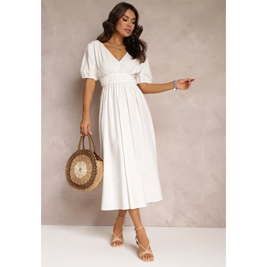 Sukienka Renee z dekoltem w serek midi casual