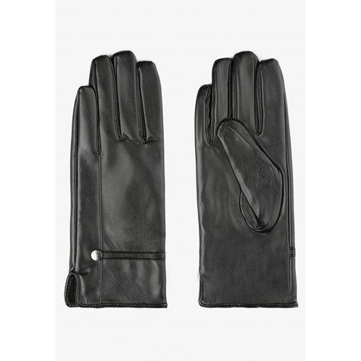 Czarne Rękawiczki Mado ze sklepu Renee odzież w kategorii Rękawiczki damskie - zdjęcie 157115056