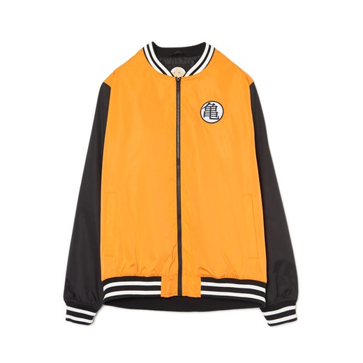 Cropp - Kurtka bomberka DragonBall - Pomarańczowy Cropp XL Cropp