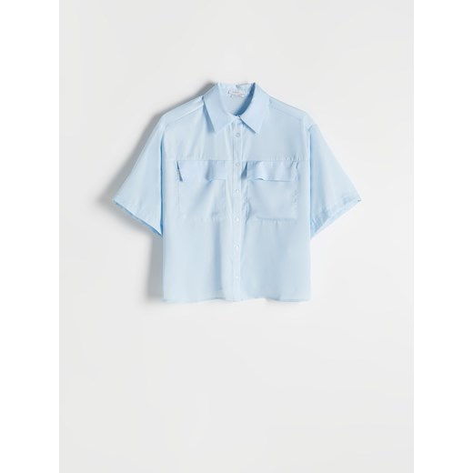Reserved - Koszula z krótkim rękawem - Niebieski Reserved XL Reserved