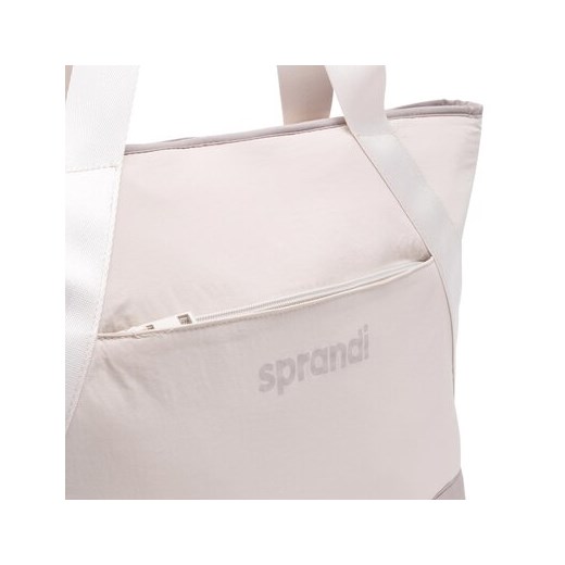 Shopper bag Sprandi matowa na ramię biała 