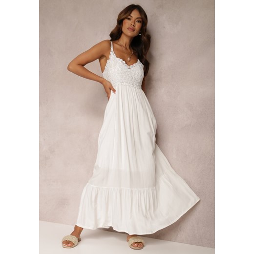 Biała Sukienka Chryazire ze sklepu Renee odzież w kategorii Sukienki - zdjęcie 157134127