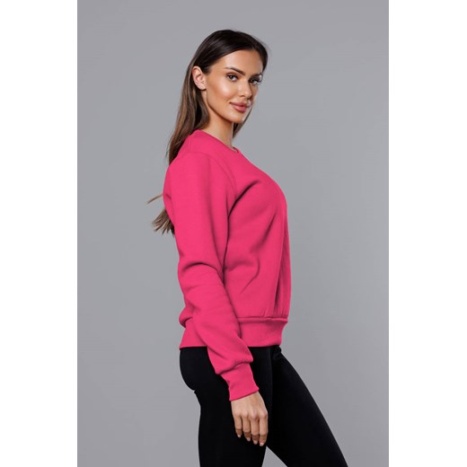 Bluza dresowa damska ze ściągaczami różowa (w01-19) ze sklepu goodlookin.pl w kategorii Bluzy damskie - zdjęcie 157141575