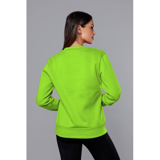 BLUZA DRESOWA DAMSKA ZE ŚCIĄGACZAMI JASNY ZIELONY (W01-31) Goodlookin.pl XL (42) goodlookin.pl okazyjna cena
