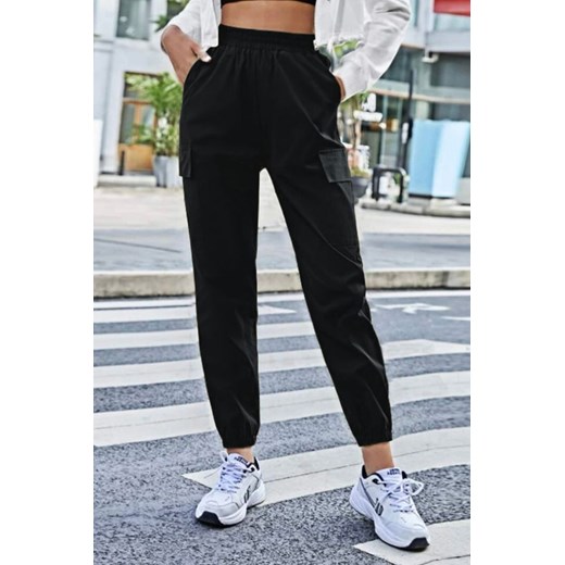 Spodnie damskie BANEGDA BLACK ze sklepu Ivet Shop w kategorii Spodnie damskie - zdjęcie 157152277