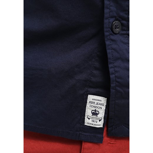 Pepe Jeans HAROLD SLIM FIT Koszula eton blue zalando czarny bez wzorów/nadruków