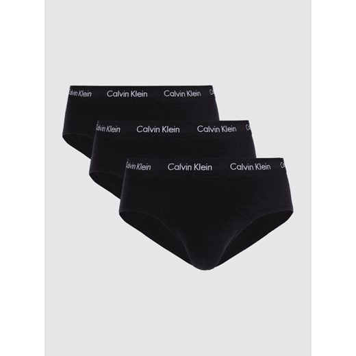 Slipy z bawełny mieszanej w zestawie 3 szt. Calvin Klein Underwear XL Peek&Cloppenburg 