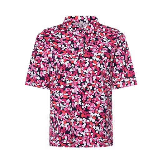 RABE Damska koszulka polo Kobiety Bawełna wyrazisty róż wzorzysty Rabe 38 vangraaf