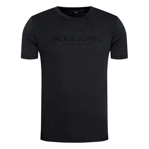 Jack&Jones PREMIUM T-Shirt Blajake 12185678 Czarny Regular Fit Jack&jones Premium M okazyjna cena MODIVO