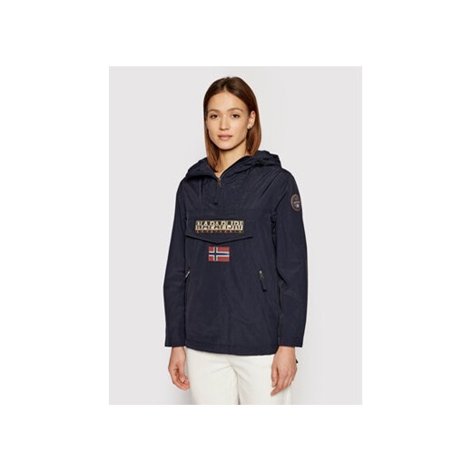 Napapijri Kurtka anorak Rainforest S W Pkt NP0A4FDP Granatowy Regular Fit Napapijri S promocyjna cena MODIVO