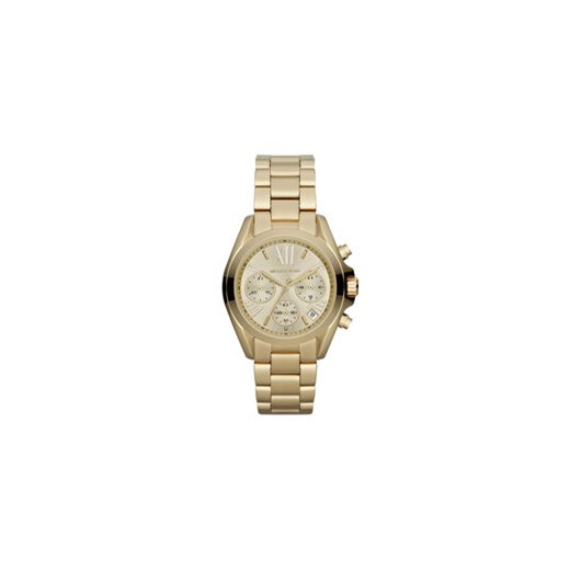 Michael Kors Zegarek Mini Bradshaw MK5798 Złoty Michael Kors uniwersalny wyprzedaż MODIVO