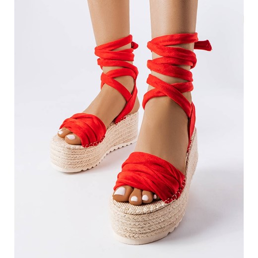 Sandały damskie Seastar z tkaniny z klamrą eleganckie na platformie 