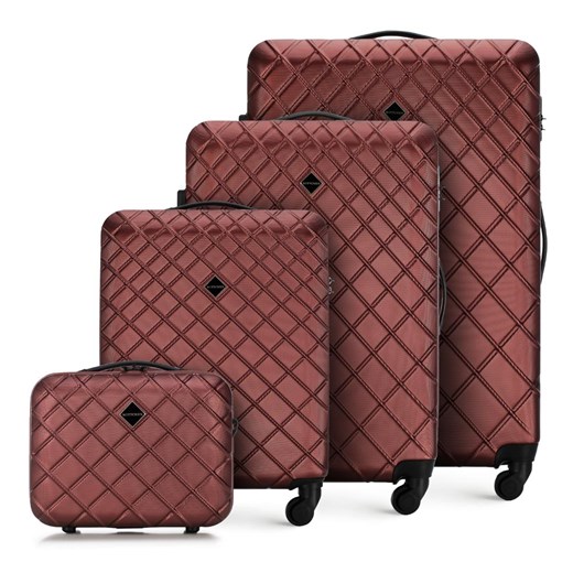 zestaw walizek z ABS-u z deseniem wyprzedaż WITTCHEN