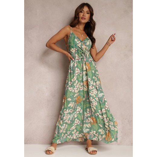 Zielona Sukienka Nourane ze sklepu Renee odzież w kategorii Sukienki - zdjęcie 157267459