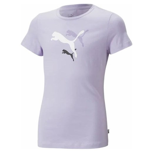 Koszulka juniorska ESS+ Logo Lab Tee Puma ze sklepu SPORT-SHOP.pl w kategorii Bluzki dziewczęce - zdjęcie 157268677