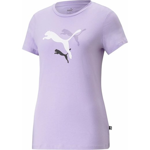 Koszulka damska ESS+ LOGO Power Tee Puma ze sklepu SPORT-SHOP.pl w kategorii Bluzki damskie - zdjęcie 157268768