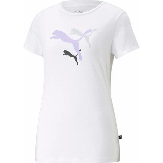 Koszulka damska ESS+ LOGO Power Tee Puma ze sklepu SPORT-SHOP.pl w kategorii Bluzki damskie - zdjęcie 157269027