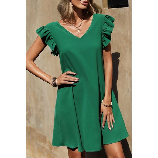 Sukienka NEOLMEGA GREEN ze sklepu Ivet Shop w kategorii Sukienki - zdjęcie 157278436
