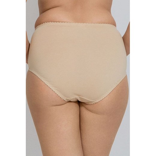 Bawełniane beżowe figi z wyższym stanem Aga, Kolor beżowy, Rozmiar L, Mitex ze sklepu Intymna w kategorii Majtki damskie - zdjęcie 157289595