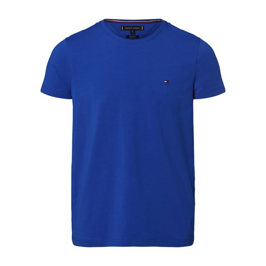 Tommy Hilfiger T-shirt męski Mężczyźni Dżersej błękit królewski jednolity Tommy Hilfiger M vangraaf