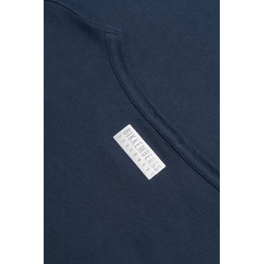 BIKKEMBERGS T-shirt - Granatowy - Mężczyzna - 2XL(2XL) 2XL(2XL) Halfprice okazja