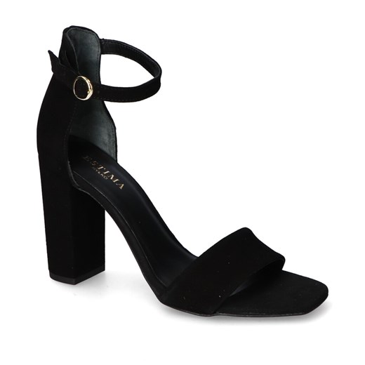 Sandały Ryłko 9DBG9_B5_14 Czarne zamsz ze sklepu Arturo-obuwie w kategorii Sandały damskie - zdjęcie 157302398