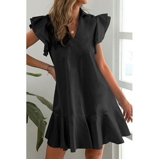 Sukienka MIFIRENA BLACK ze sklepu Ivet Shop w kategorii Sukienki - zdjęcie 157306309