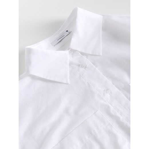 Reserved - Bawełniana koszula oversize - Biały Reserved S Reserved