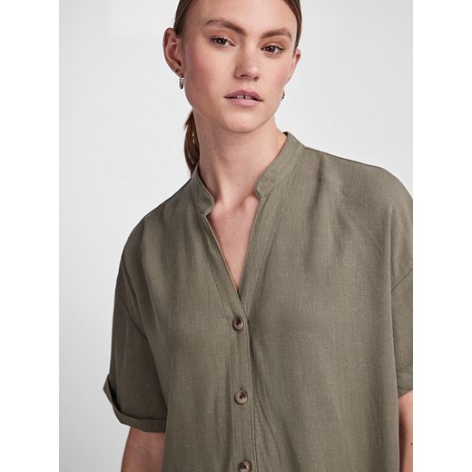 Pieces Sukienka w kolorze khaki Pieces L Limango Polska