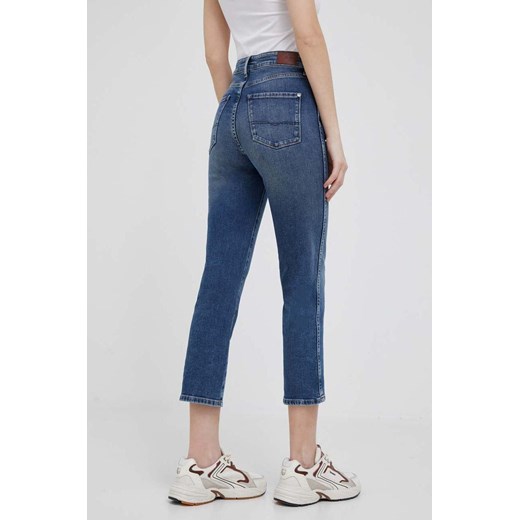 Pepe Jeans jeansy damskie kolor niebieski Pepe Jeans 31/R ANSWEAR.com