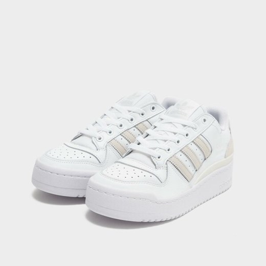 Adidas buty sportowe damskie białe płaskie wiązane 