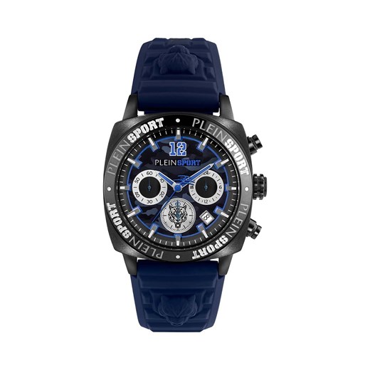 PLEIN SPORT zegarek męski kolor niebieski ze sklepu ANSWEAR.com w kategorii Zegarki - zdjęcie 157467666