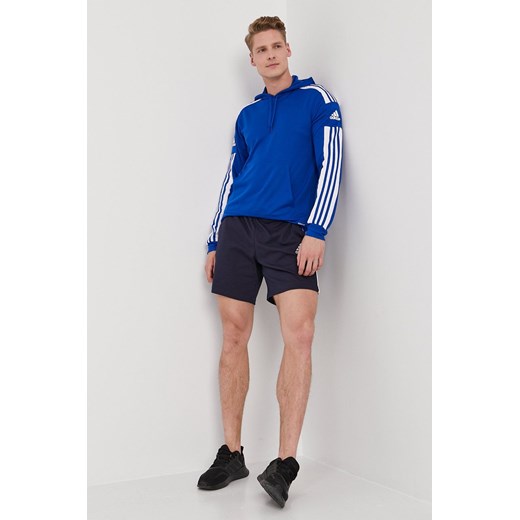 adidas Performance Bluza GP6436 męska z kapturem z aplikacją  GP6436 ze sklepu ANSWEAR.com w kategorii Bluzy męskie - zdjęcie 157468266