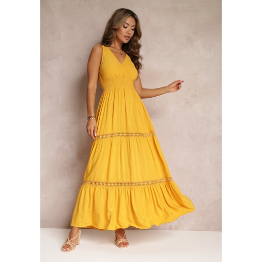 Żółta Sukienka Corisis ze sklepu Renee odzież w kategorii Sukienki - zdjęcie 157473099