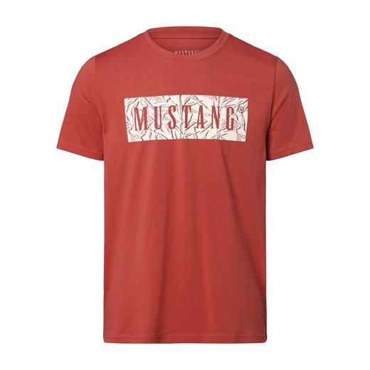 Mustang T-shirt męski Mężczyźni Bawełna czerwony nadruk ze sklepu vangraaf w kategorii T-shirty męskie - zdjęcie 157476756