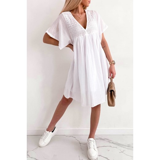 Sukienka MARTOLFA WHITE S/M Ivet Shop okazyjna cena