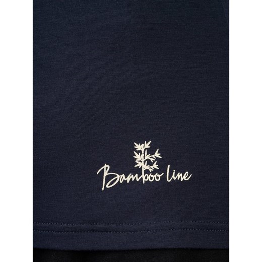 T-shirt męski Viking granatowy z krótkim rękawem