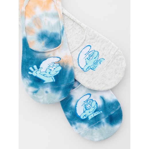 Reserved - Skarpetki stopki Smerfy 3 pack - Niebieski Reserved 25/27 Reserved