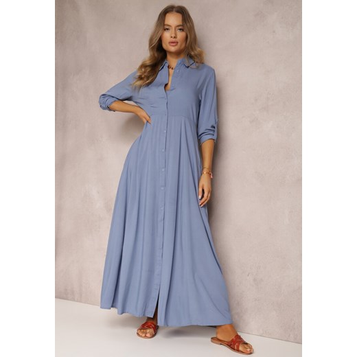 Niebieska Sukienka Hillcrest ze sklepu Renee odzież w kategorii Sukienki - zdjęcie 157491316