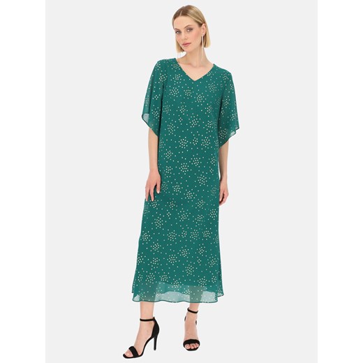 Długa zielona sukienka Potis & Verso Mariella Potis & Verso 42 Eye For Fashion