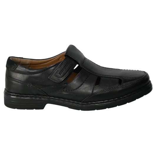Półbuty Letnie Josef Seibel 42808 860 100 Skórzane Schwarz Josef Seibel 43 okazja EuroButy.com.pl