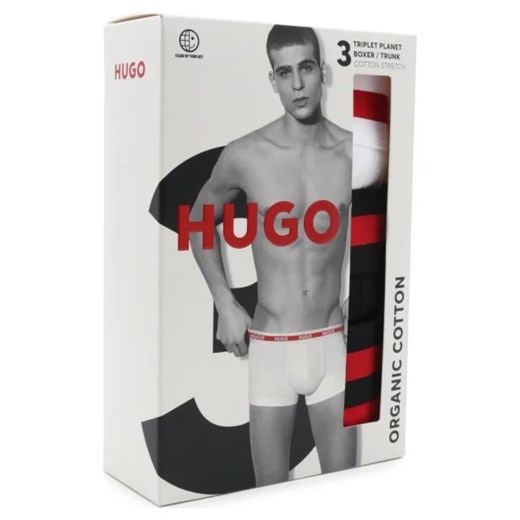 Hugo Bodywear Bokserki 3-pack TRUNK TRIPLET PLANET S Gomez Fashion Store
