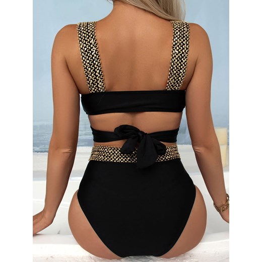 Bikini czarne ozdobne cekiny Juliett S/36 E-Shop