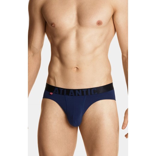 Bawełniane granatowe slipy męskie o kroju anatomic MP-1570, Kolor granatowy, 2XL Intymna