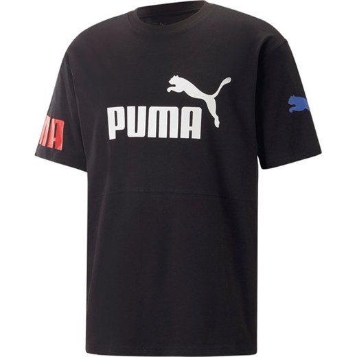 Koszulka męska Power Colorblock Logo Puma ze sklepu SPORT-SHOP.pl w kategorii T-shirty męskie - zdjęcie 157521608