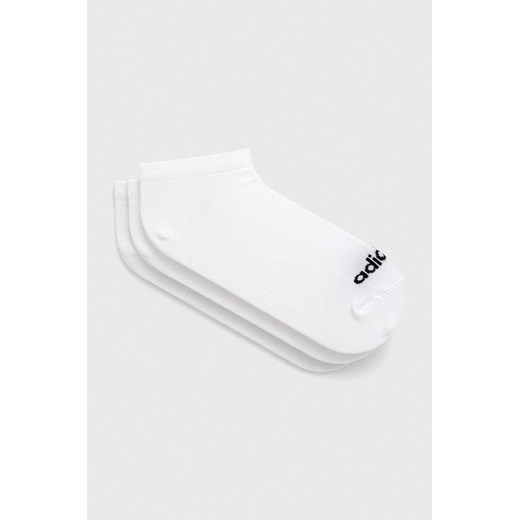 adidas skarpetki 3-pack kolor biały HT3447 ze sklepu ANSWEAR.com w kategorii Skarpetki męskie - zdjęcie 157529098