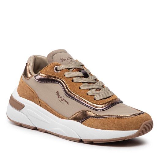Sneakersy Pepe Jeans Arrow Pop PLS31399 Malt 845 Pepe Jeans 40 wyprzedaż eobuwie.pl