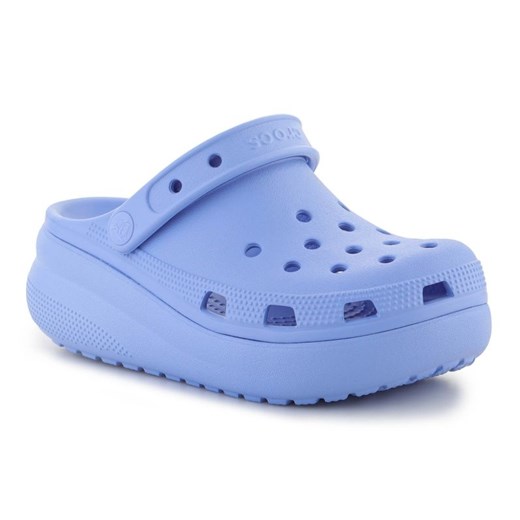 Chodaki Crocs Classic Cutie Clog K Jr 207708-5Q6 niebieskie ze sklepu ButyModne.pl w kategorii Klapki dziecięce - zdjęcie 157531275