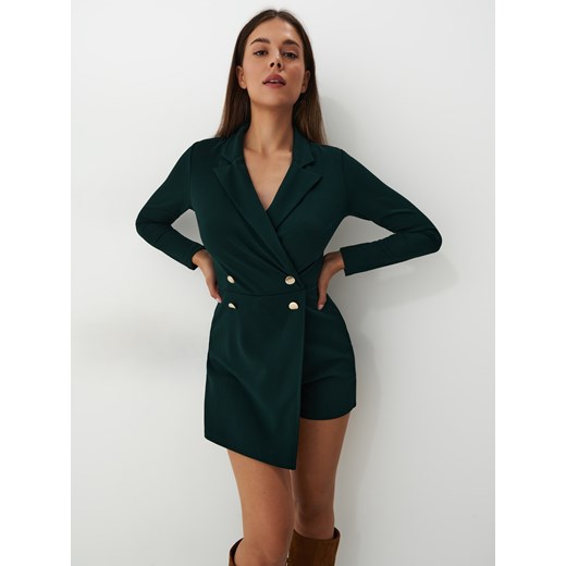 Mohito - Elegancki kombinezon - Khaki Mohito XXS wyprzedaż Mohito